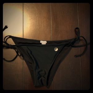 American Eagle black cheeky swim bottoms xs